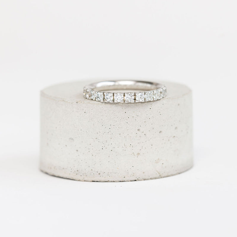 A Vintage Style Scalloped Eternity Band
