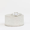 Bespoke Gold Ring Design - Princess Cut Stone