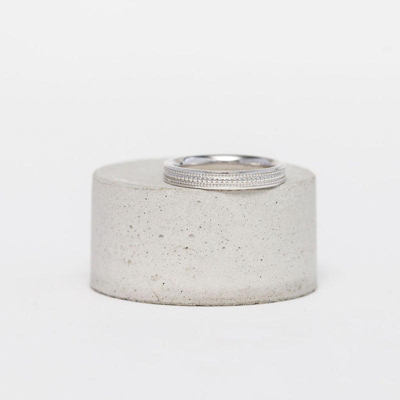 Women's Textured Court Wedding Ring