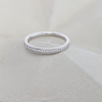 A contemporary Channel Set Eternity Band