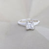 Bespoke Gold Ring Design - Princess Cut Stone