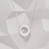 NEW Dotty Solid Silver Textured Circle Pendant