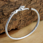 Classic Leaping Hare Silver Cuff - Guess How Much I Love You Collection