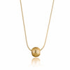 Dotty Solid Gold Bead Necklace