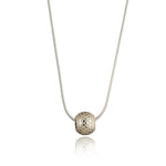 Dotty Solid silver Bead Necklace