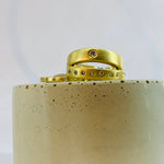 Gold Eternity Style Ring with Diamonds