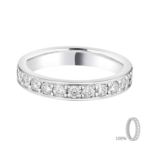 A contemporary Channel Set Eternity Band