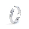 Men's D Shape Wedding Ring
