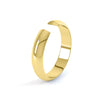 Men's D Shape Wedding Ring