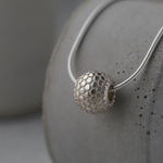 Dotty Solid silver Bead Necklace