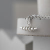 Gazelle Collection Silver T Bar Textured Bracelet