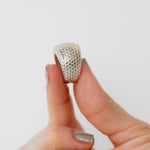 Dotty Chunky Sterling Silver Ring