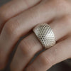 Dotty Chunky Sterling Silver Ring