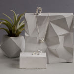 Softy Collection Silver Textured Cushion Pendant