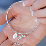 Leaping Hare Silver Bangle - Guess How Much I Love You Collection