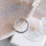 My Heart Belongs To You ‘I Love You Up To The Moon And Back’ Engraved Ring -  Guess How Much I Love You Collection