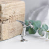 ‘I Love You Up To Your Toes’ Pewter Mini Character Hare Sculpture - Guess How Much I Love You Collection